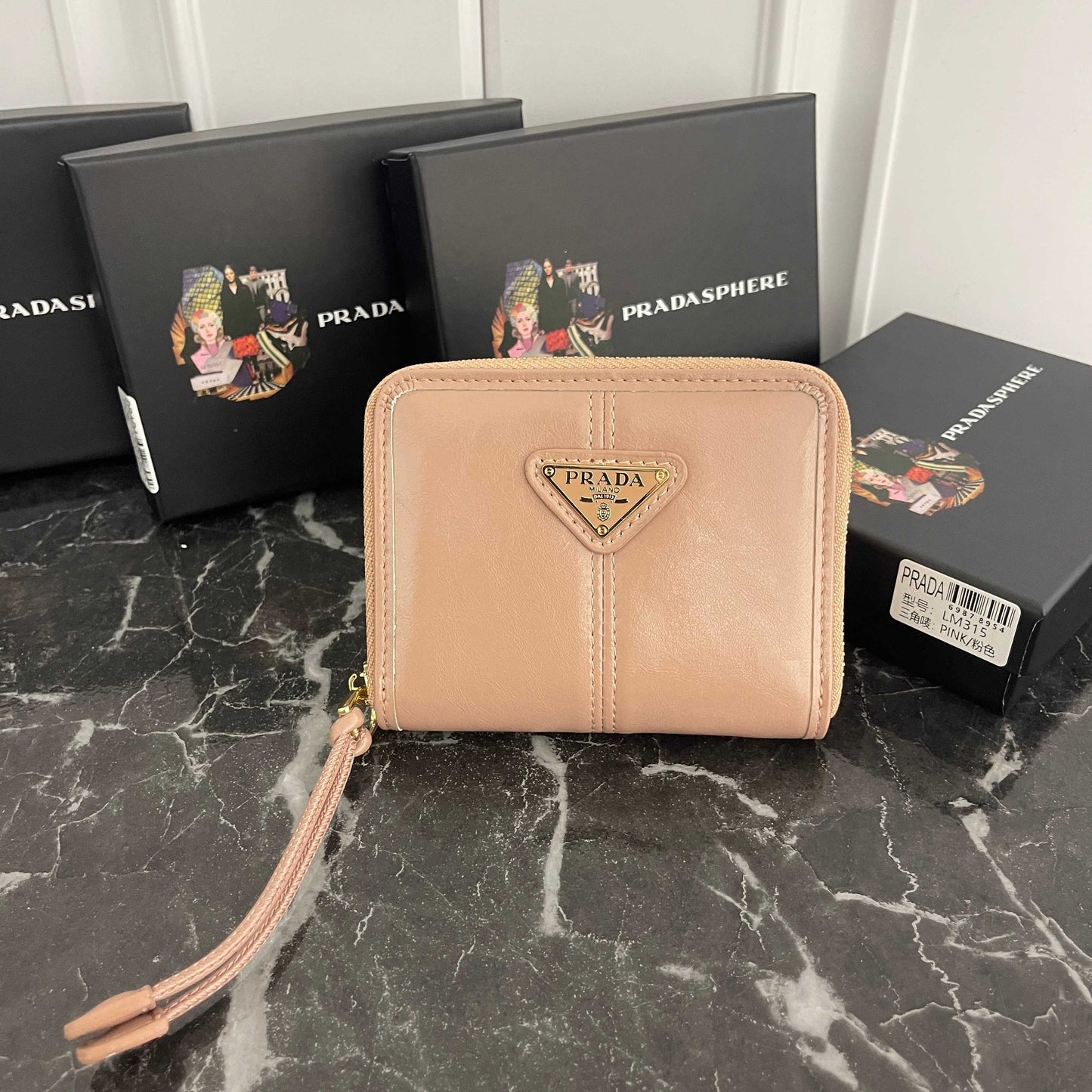 Zip-Around Iconic Small Wallet