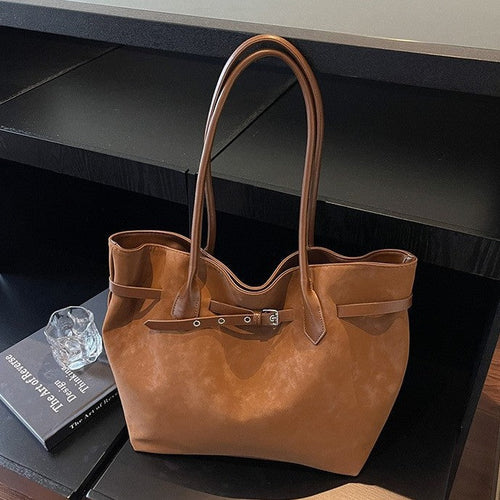 Retro Large Capacity Tote Bag For Women