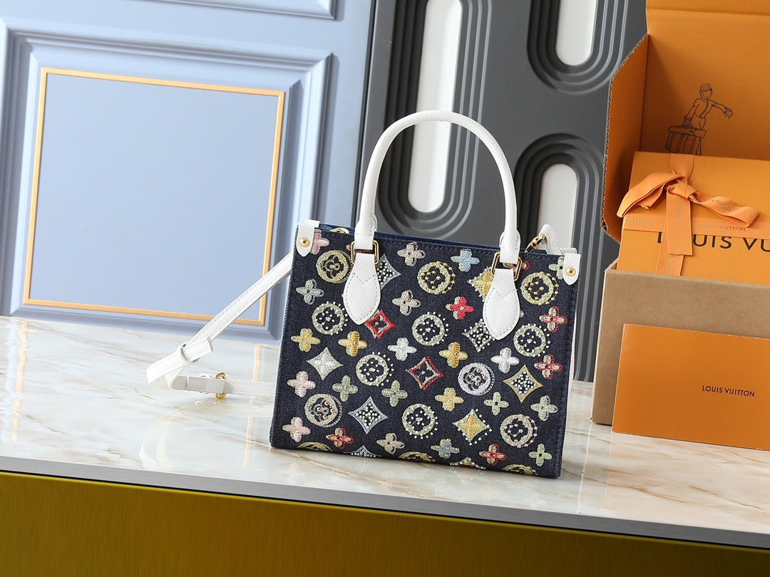 Denim OnTheGo MM Handbag