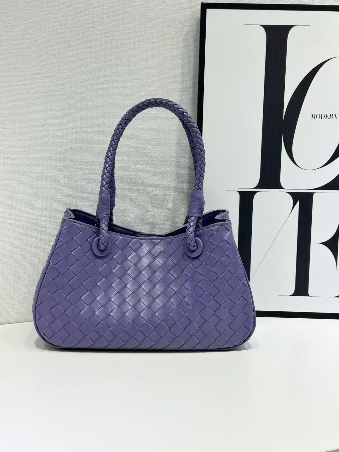 Mauve Taupe Handbag