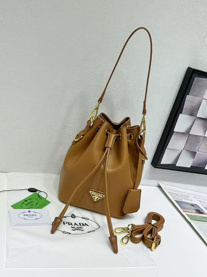 P Canva Bucket Bag