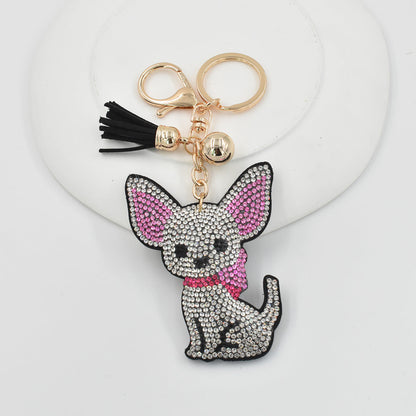 Girls' Keychain Rhinestone Bag Pendant