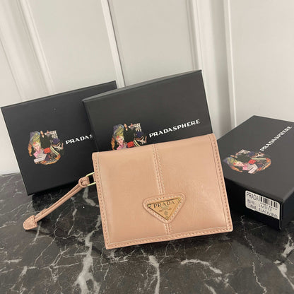 Small Soft Triangle Logo Wallet