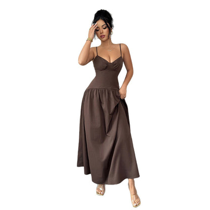 Women's Elegant Vintage-style Slip Dress