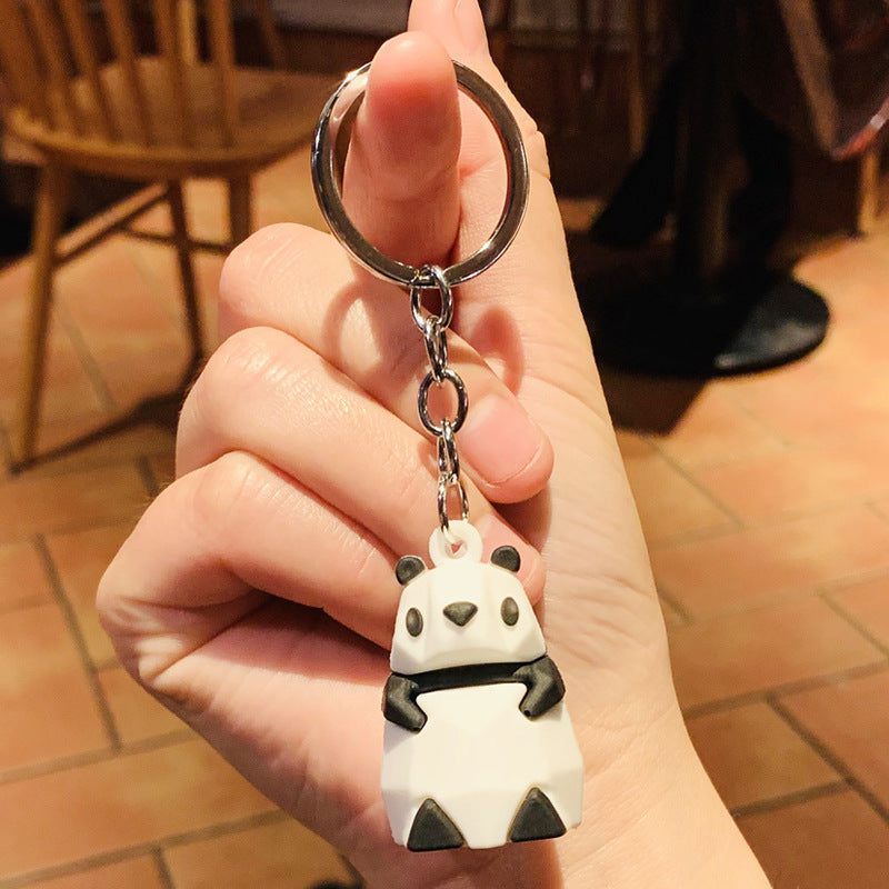 Cut Dinosaur Bag Cute Cartoon Doll Keychain Pendant
