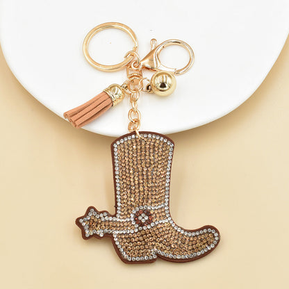 Girls' Keychain Rhinestone Bag Pendant