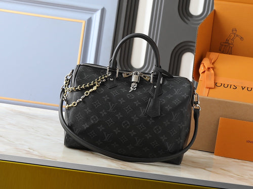 Speedy Soft 30 Monogram Eclipse Bag