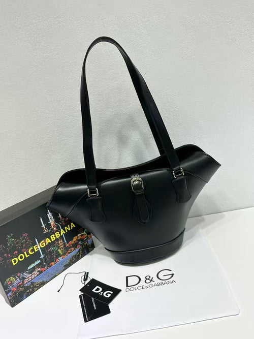 Capri Coffa Leather Tote Bag