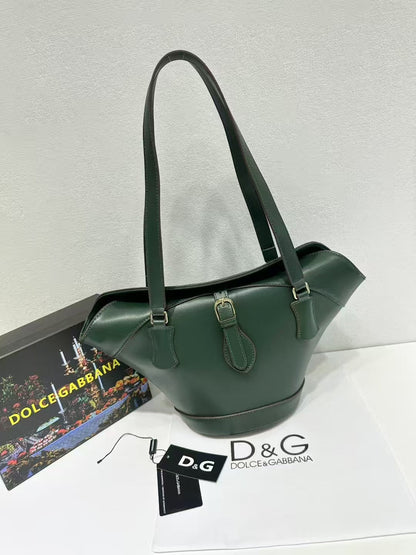 Capri Coffa Leather Tote Bag