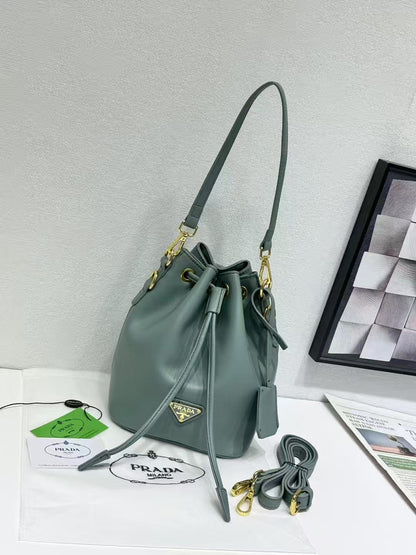 P Canva Bucket Bag