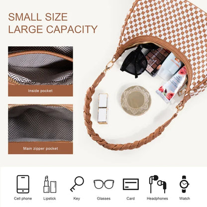 Woven Hobo Handbag