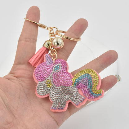 Girls' Keychain Rhinestone Bag Pendant