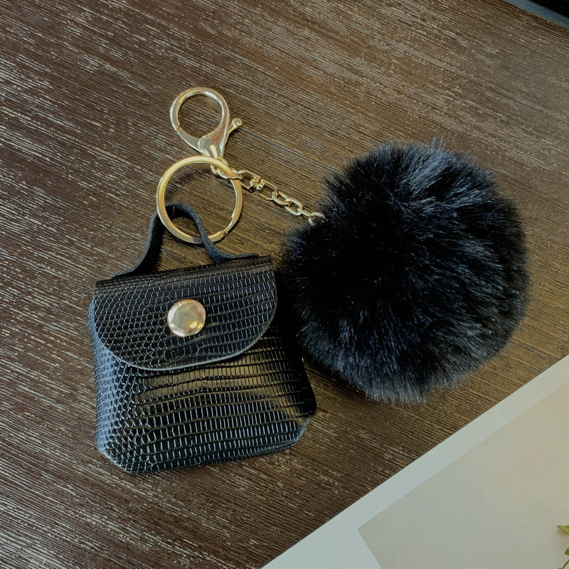 Ins Internet Celebrity Fur Ball Keychain Bag Ornaments