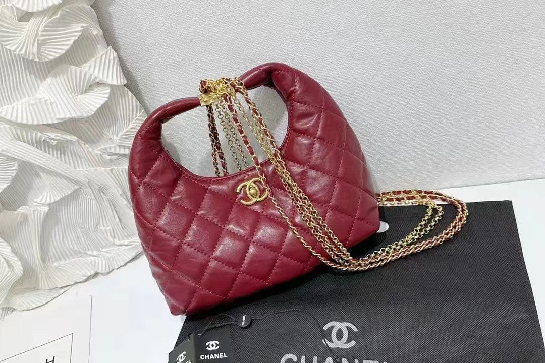 Tassel Chain Hobo Bag