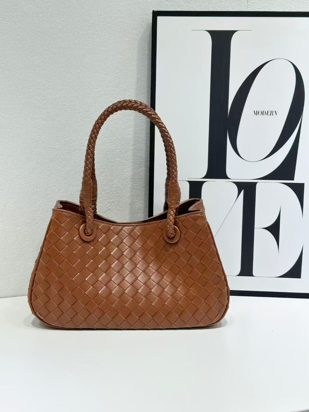 Mauve Taupe Handbag