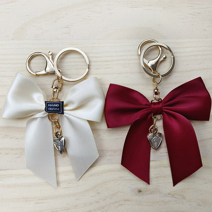 Red Bow Keychain Fashion Bag Package Pendant Ins