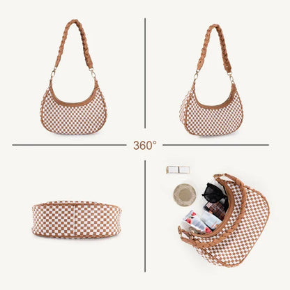 Woven Hobo Handbag