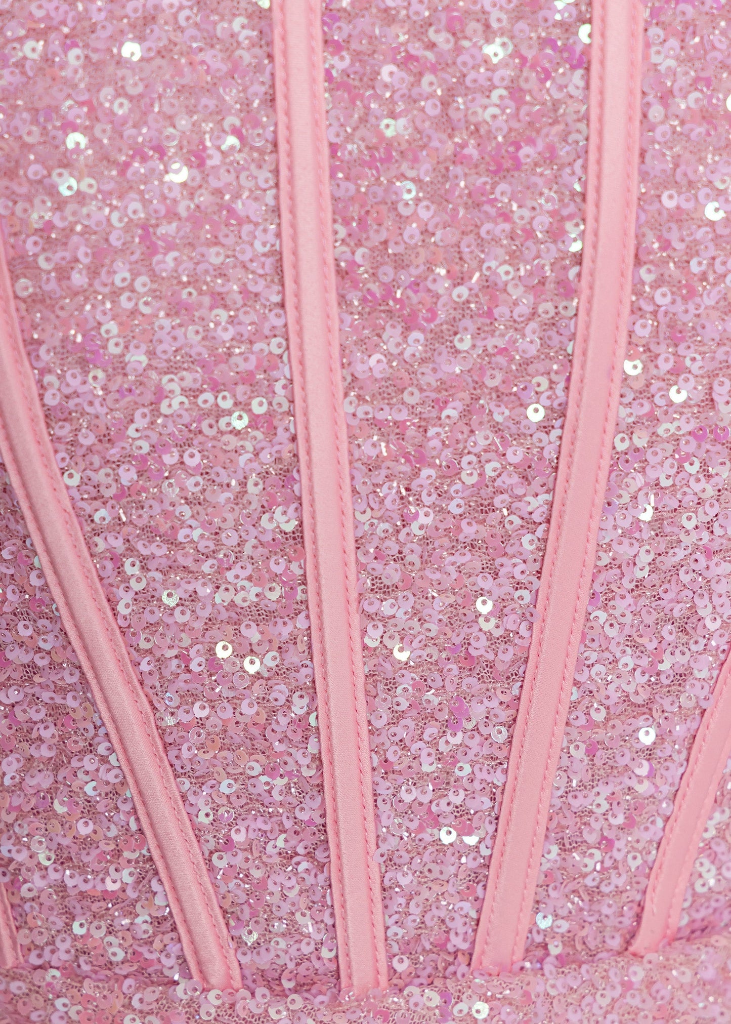 Endless Serenade Sequin Drape Mini Dress - Pink
