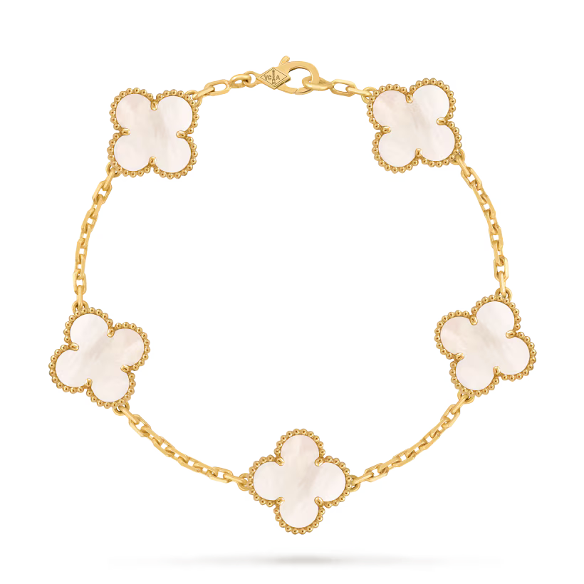 Vintage Alhambra bracelet, 5 motifs