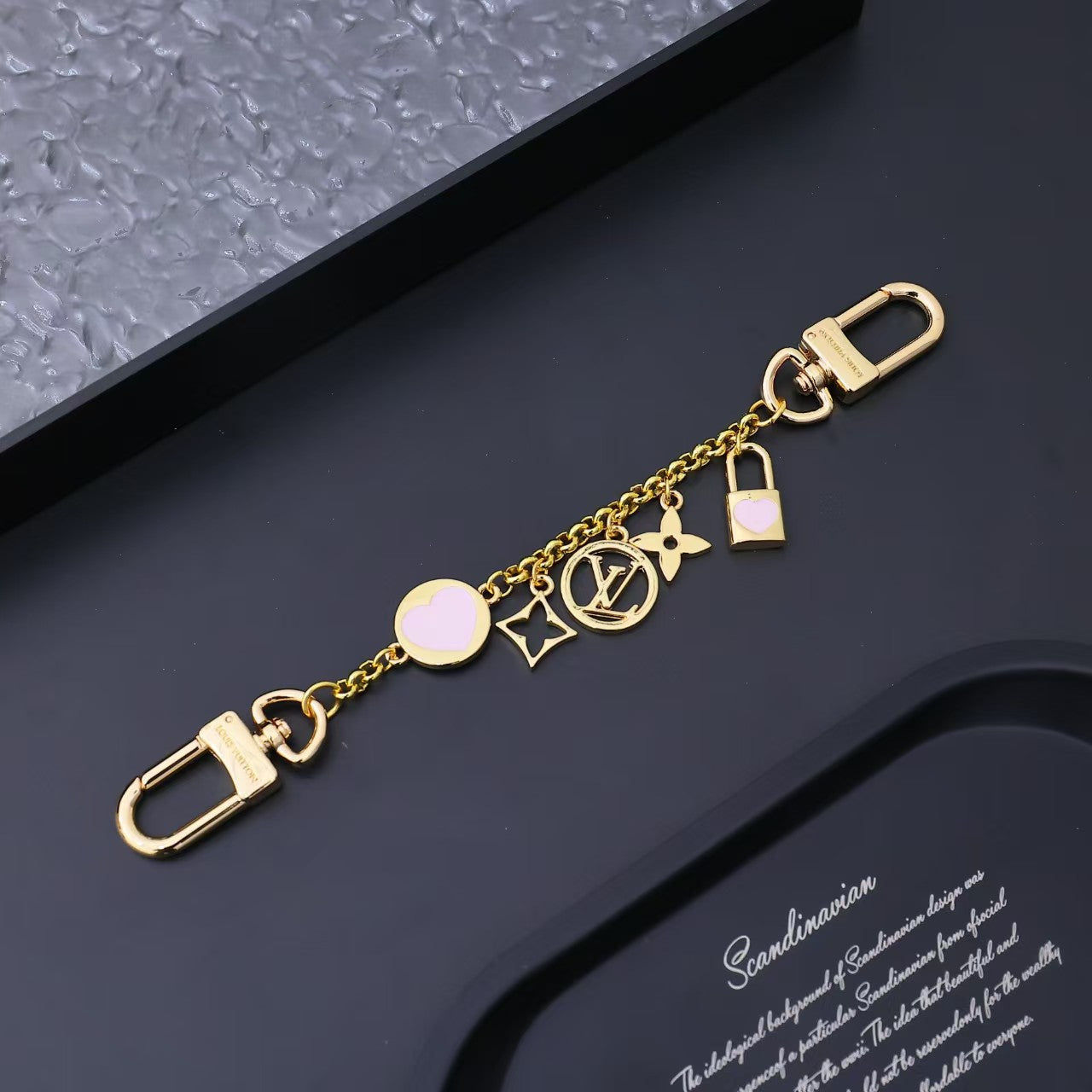 Monogram Bag Charm Chain