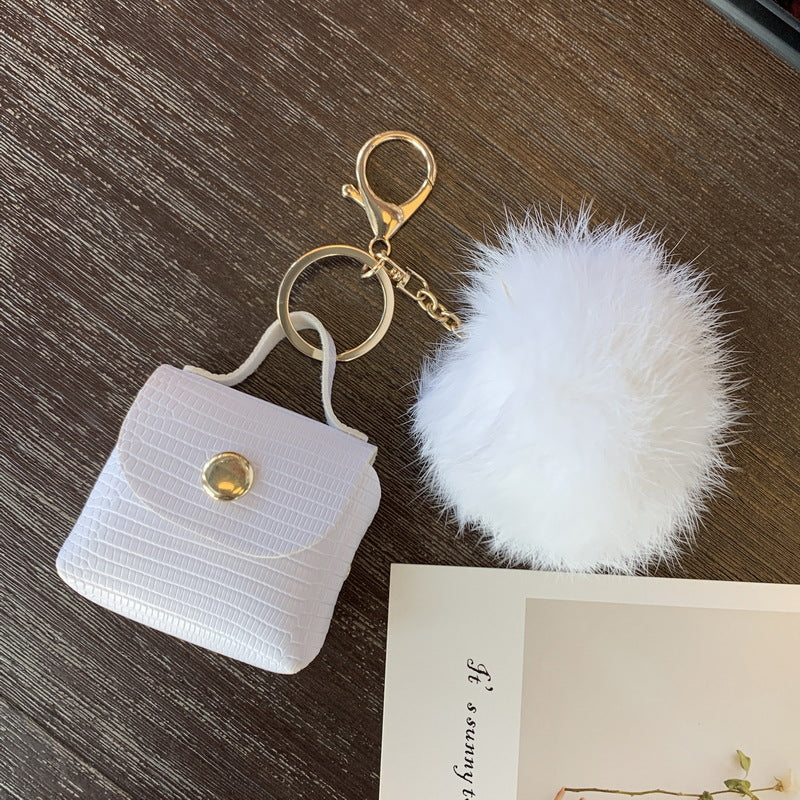 Ins Internet Celebrity Fur Ball Keychain Bag Ornaments