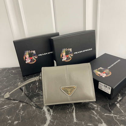 Small Soft Triangle Logo Wallet