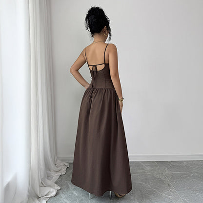 Women's Elegant Vintage-style Slip Dress