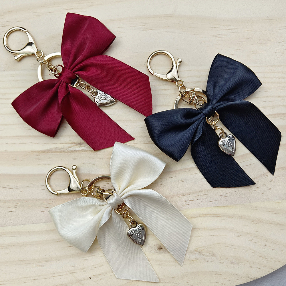 Red Bow Keychain Fashion Bag Package Pendant Ins