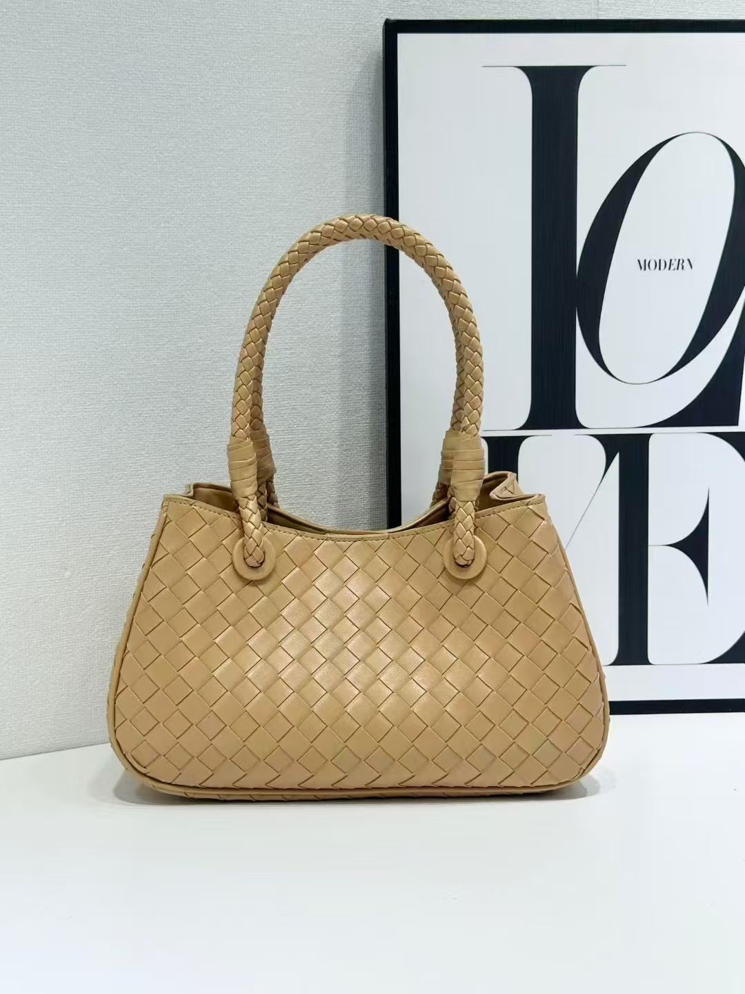 Mauve Taupe Handbag