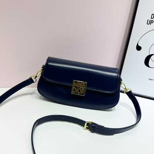 MD Flap Bag Gold Tone Hardware