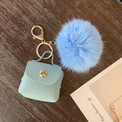 Ins Internet Celebrity Fur Ball Keychain Bag Ornaments
