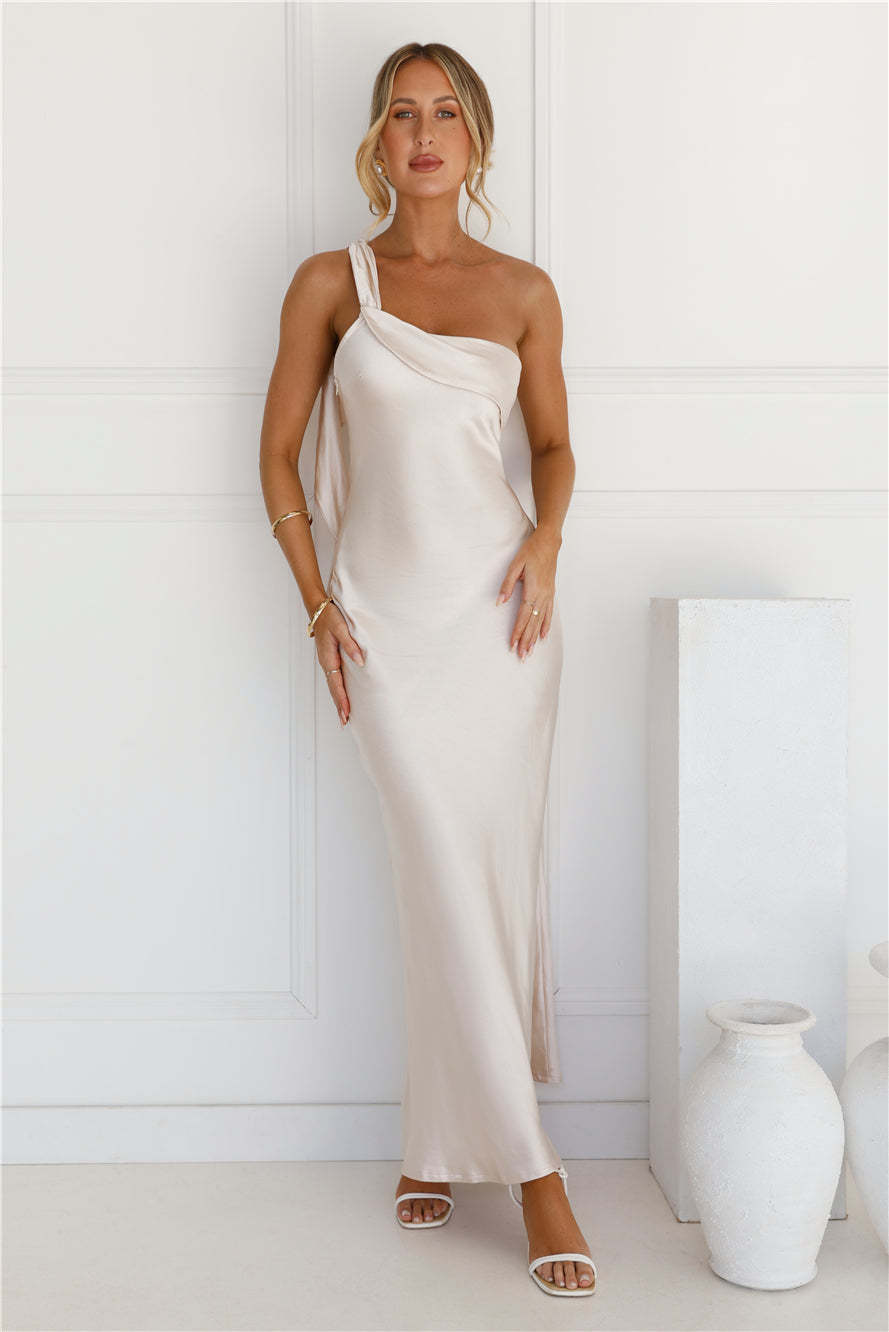 Women's Solid Color Strapless Dress