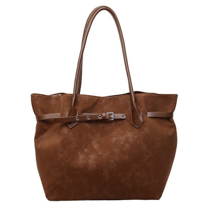 Retro Large Capacity Tote Bag For Women
