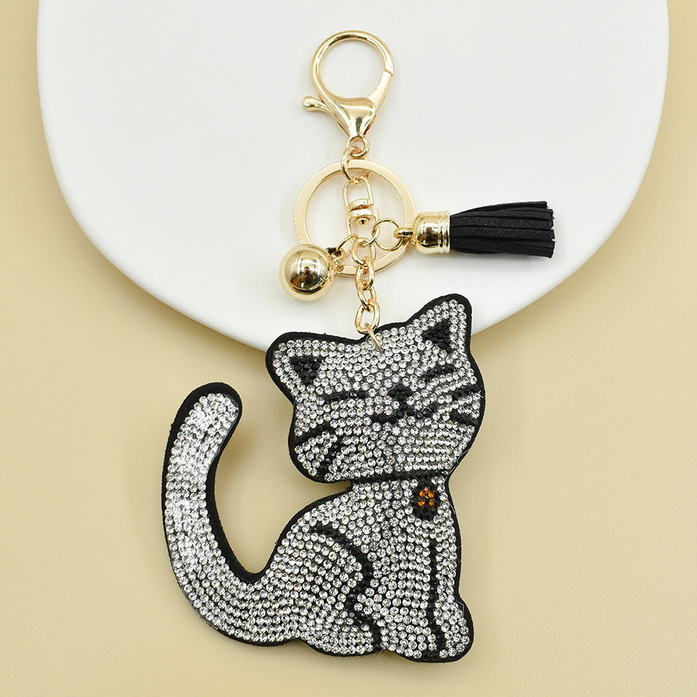 Girls' Keychain Rhinestone Bag Pendant
