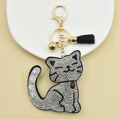 Girls' Keychain Rhinestone Bag Pendant
