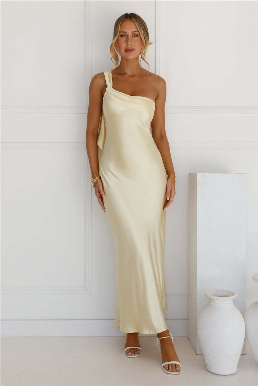 Women's Solid Color Strapless Dress
