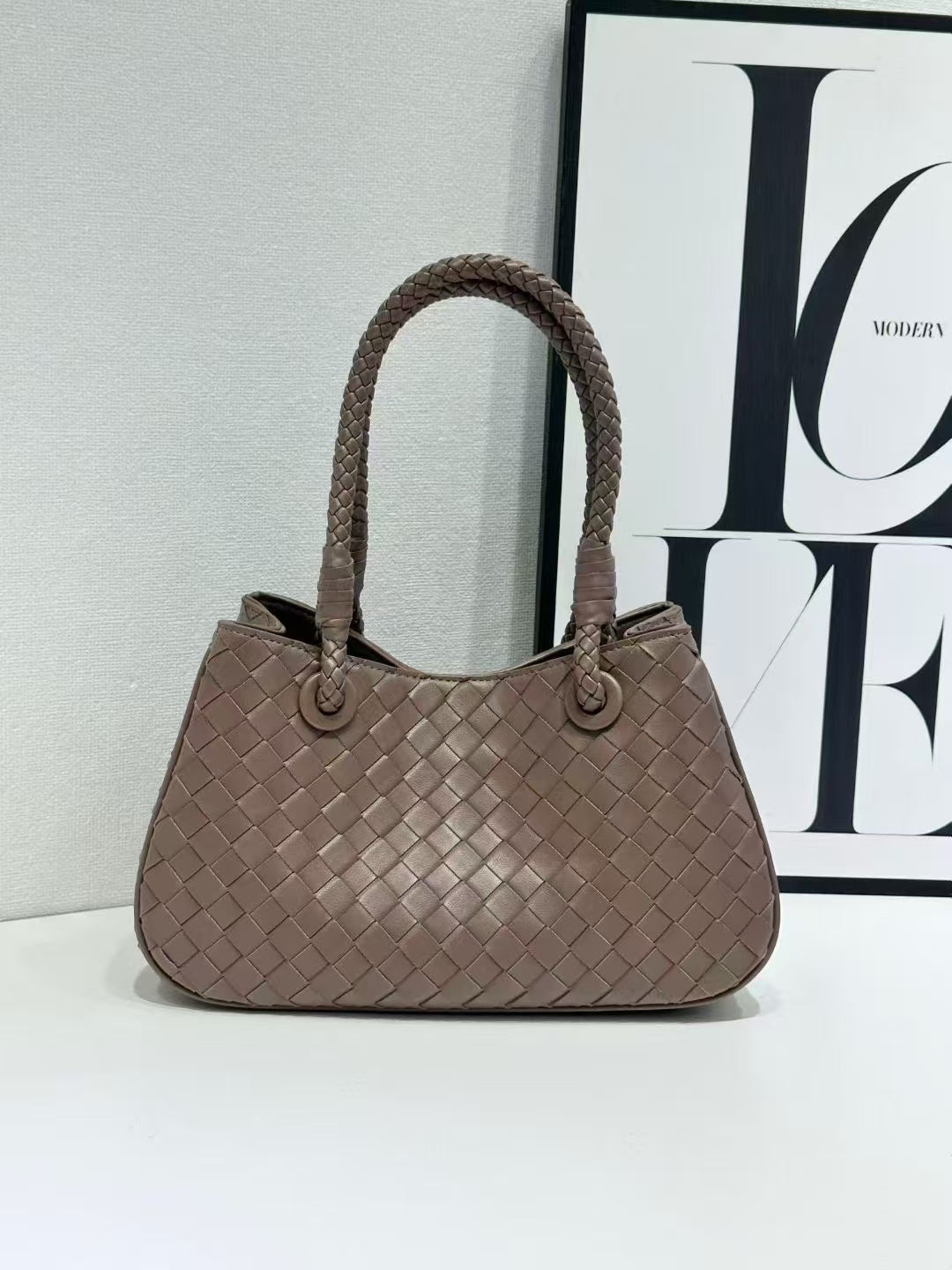 Mauve Taupe Handbag