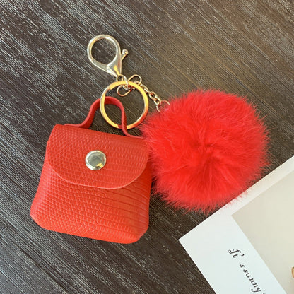 Ins Internet Celebrity Fur Ball Keychain Bag Ornaments